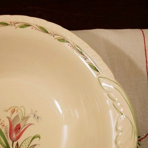 New Hall Pottery Romney Pattern Large Open Serving Bowl; Vintage New ...