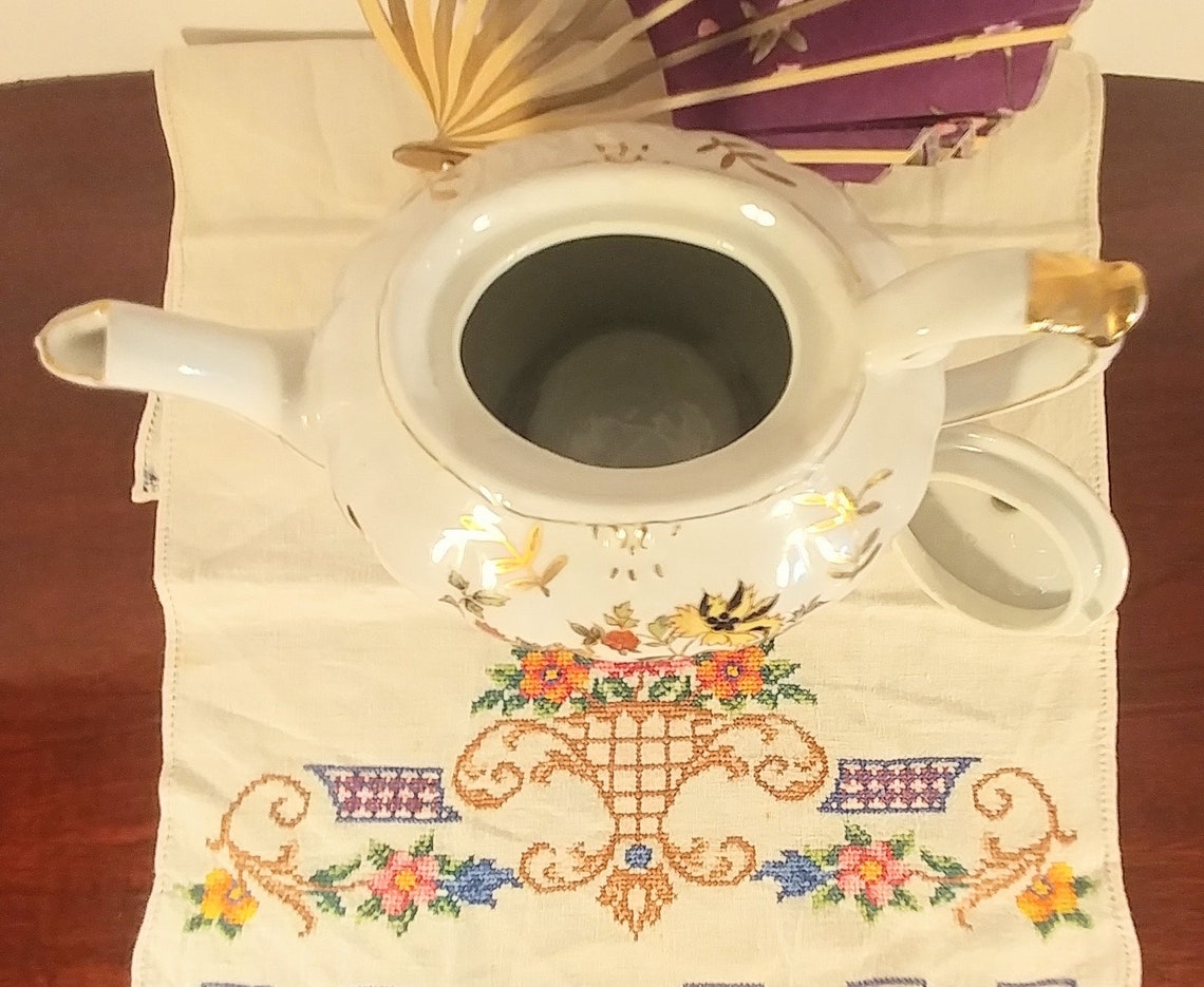 Royal Sealey Asian Inspired Hand Decorated Musical Tea for Two Etsy