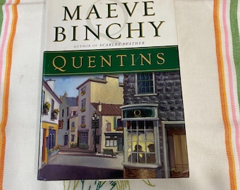 Quentins, por Maeve Binchy; livro antigo, capa dura com sobrecapa original, romance antigo, Quentins, autor Maeve Binchy