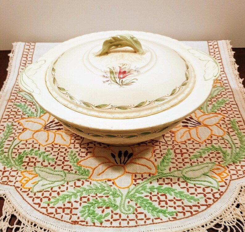 New Hall Pottery Romney Pattern Covered Tureen Covered Serving Dish ...