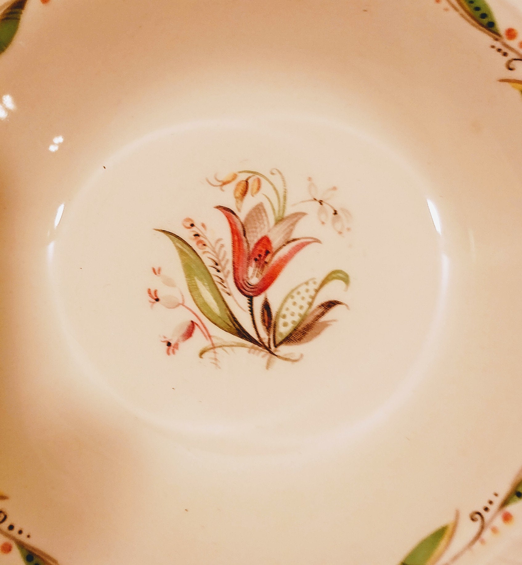 New Hall Pottery Romney Pattern Small Serving Bowls - Set of 5; Vintage ...