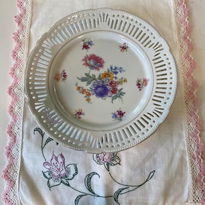 Beautiful Schwarzenhammer Bavaria Germany Serving Plate; Mid Century Serving Plate, Cabinet Plate, Cake Plate, Dessert Plate, Bavaria