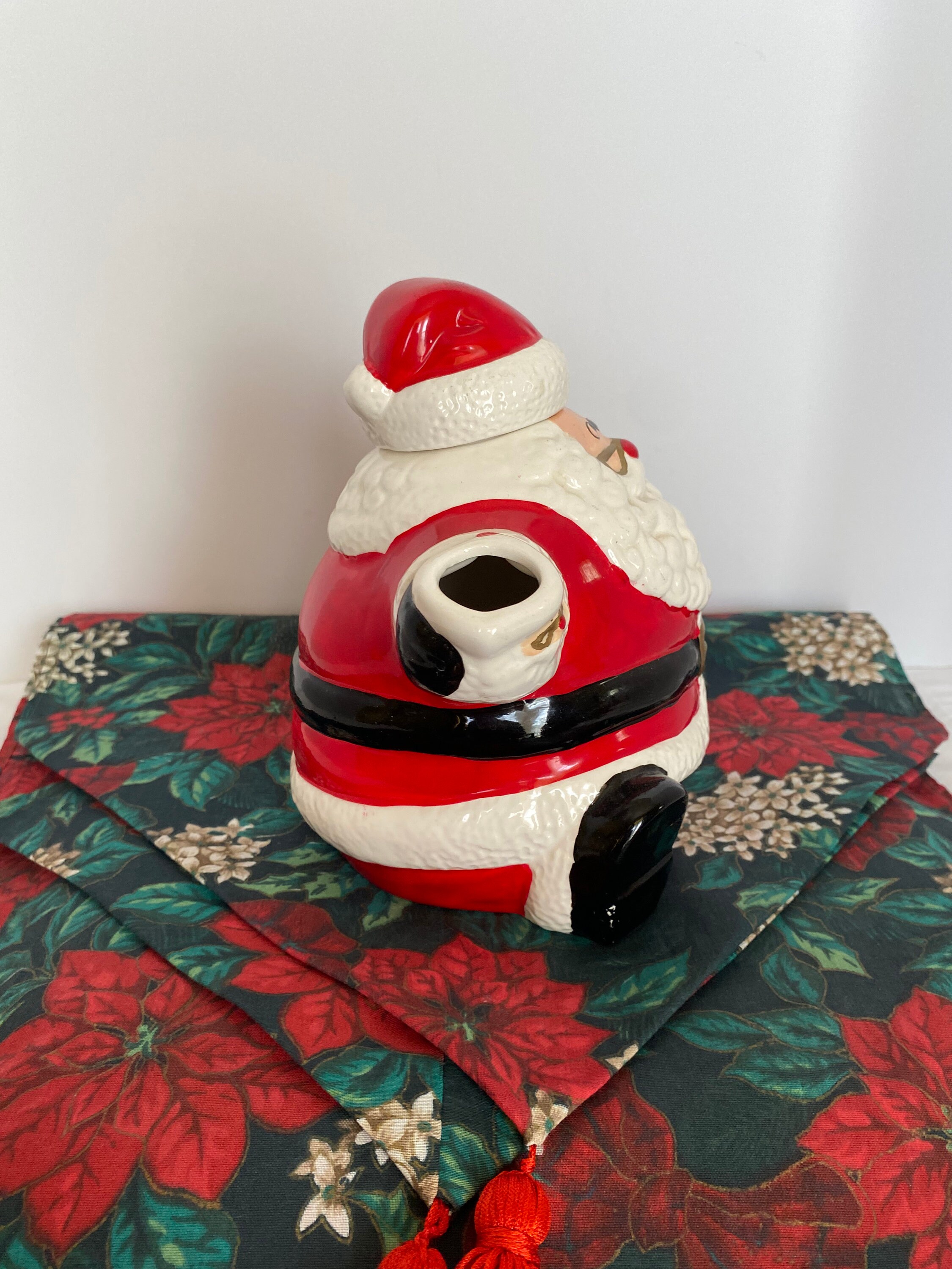 Théière Père Noël en porcelaine - Capacité de 580 ml - Motif