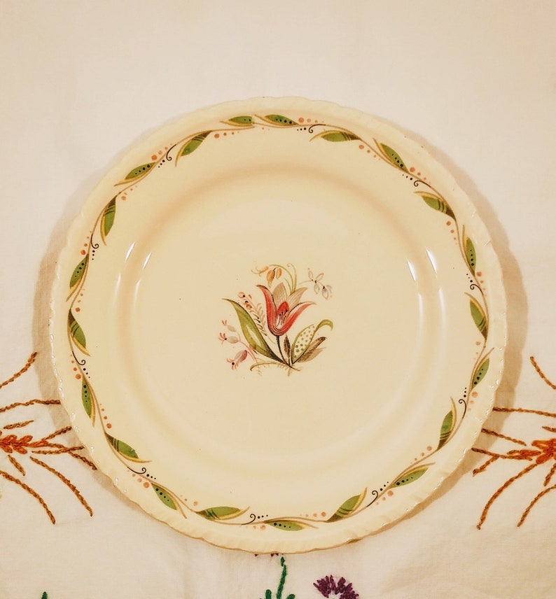 New Hall Pottery Romney Pattern Side Plate - Set of 4 Side Plates ...