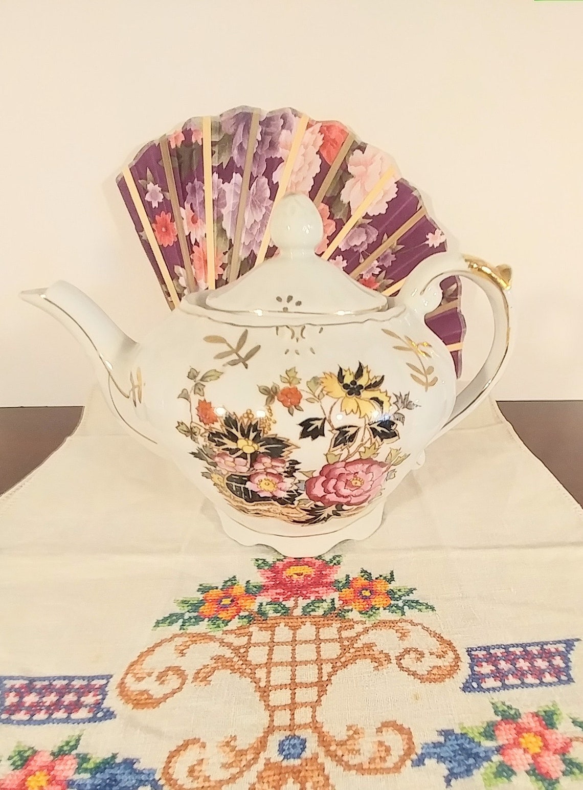 Royal Sealey Asian Inspired Hand Decorated Musical Tea for Two Etsy