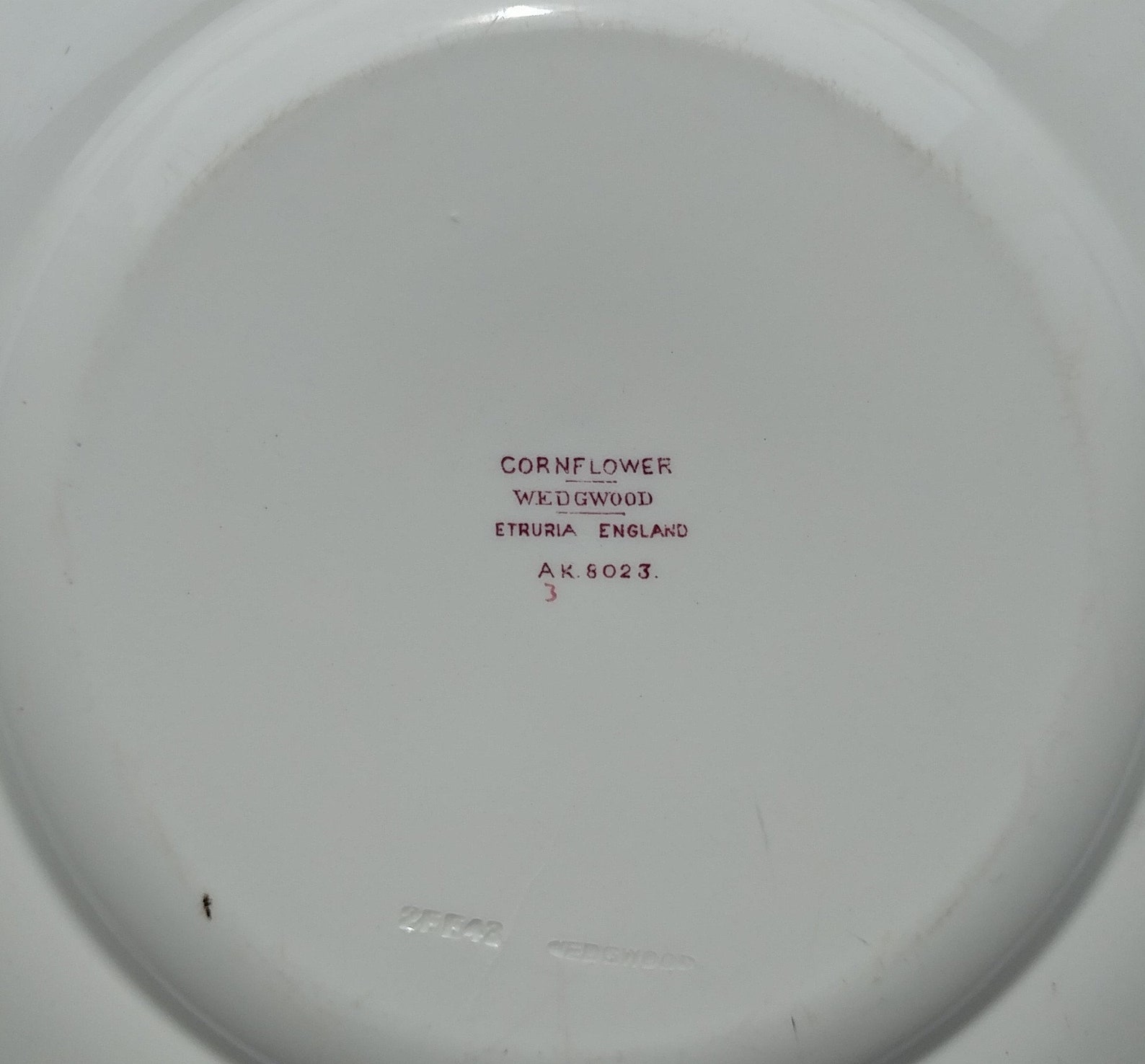 Wedgwood Etruria Cornflower Pattern Feather Edge Luncheon Etsy