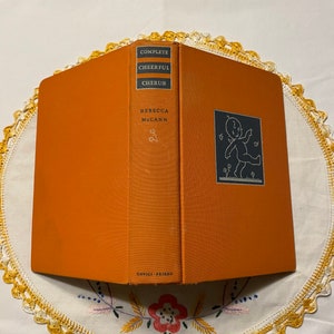 Querubín alegre completo, 1001 versos, de Rebecca McCann, con una memoria de Mary Graham Bonner; Libro de tapa dura, Querubín alegre, Dibujos animados
