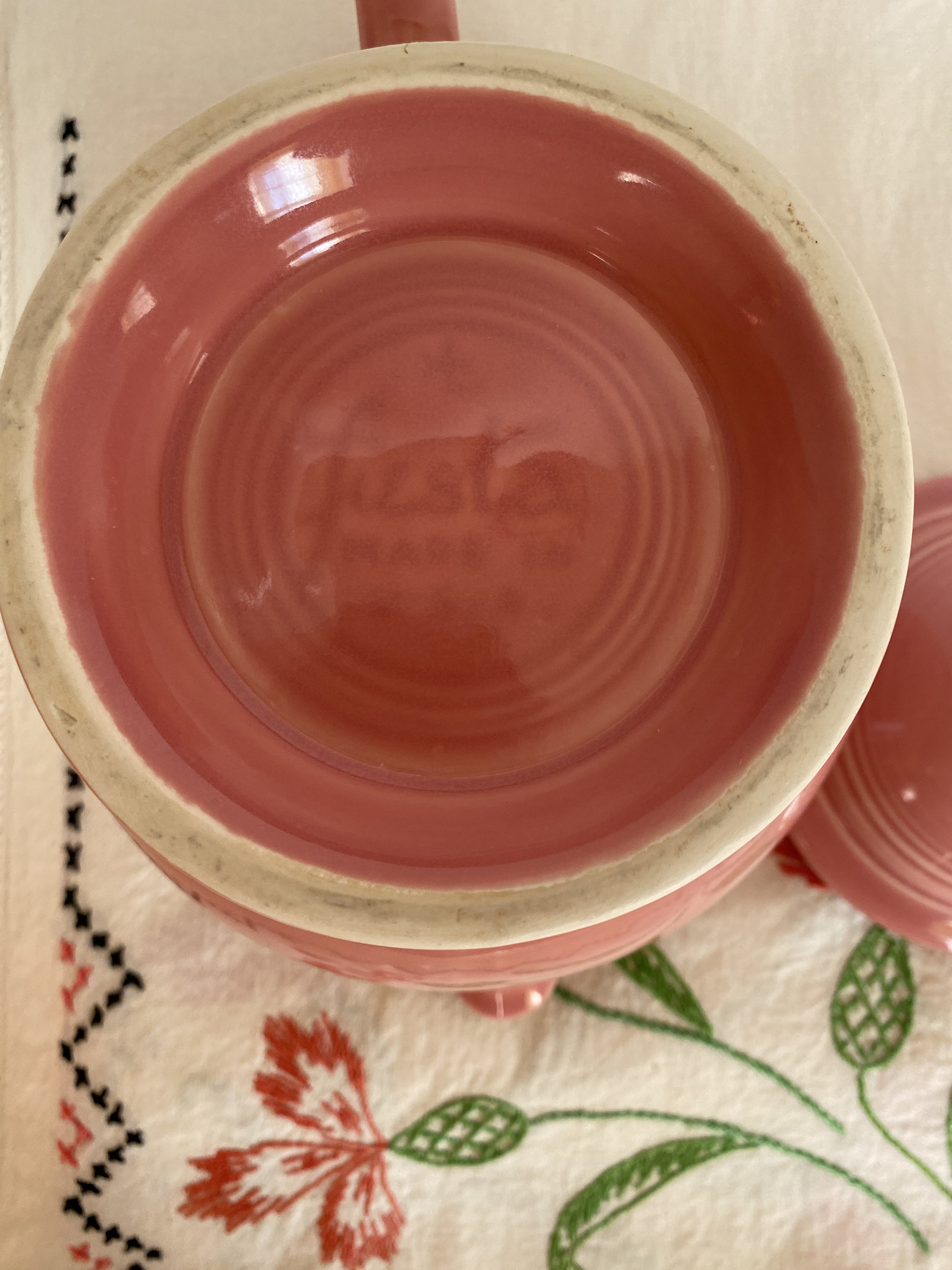 Vintage Fiestaware Teapot in Rose Pink Glaze Full Size Homer Etsy