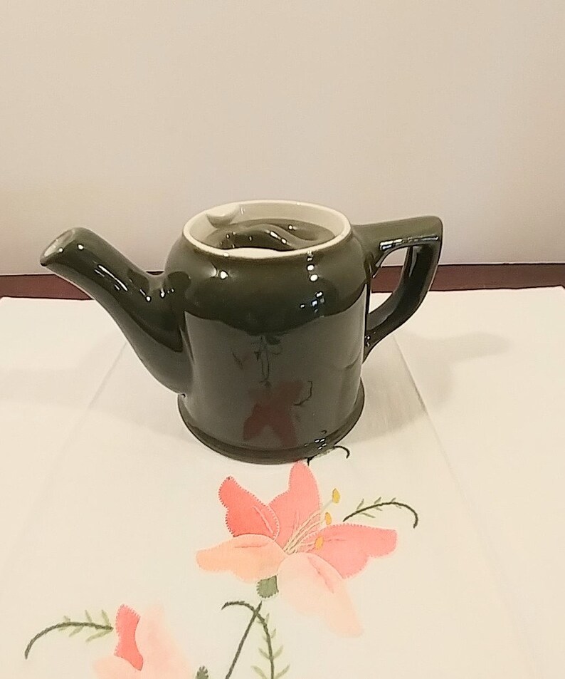 Hall Personal Size Teapot Forest Green Vintage Teapot Etsy
