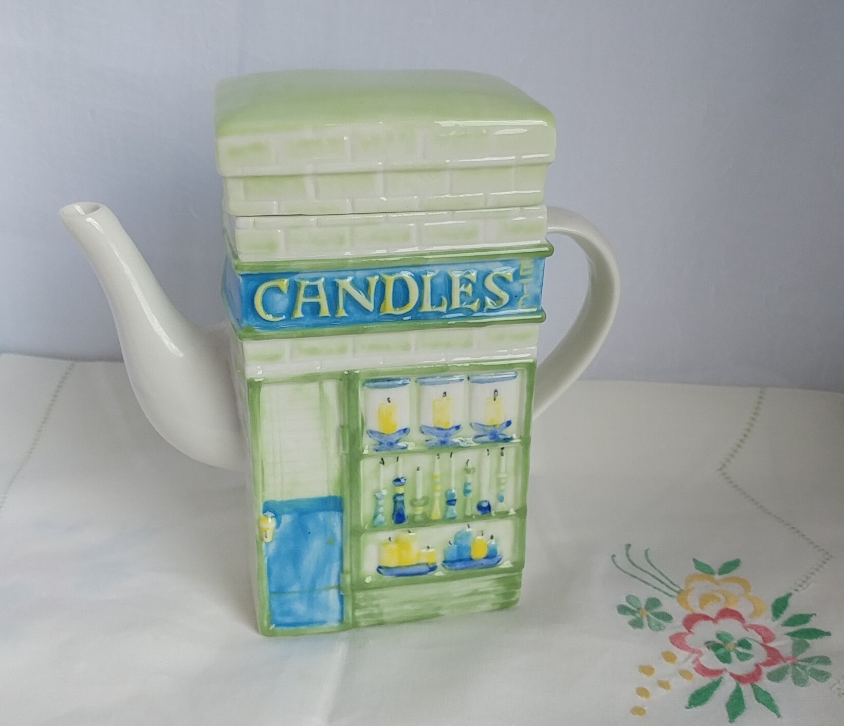 MSRF Storefront Series Teapot Lights and Candles Vintage | Etsy