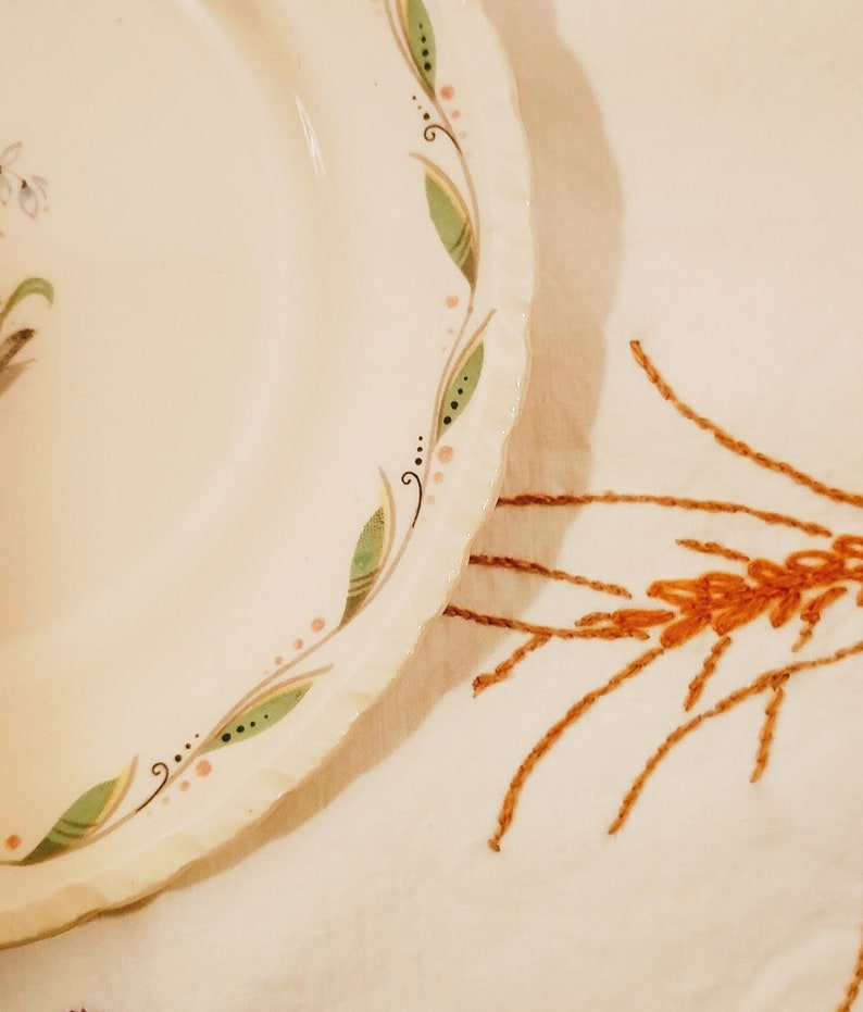 New Hall Pottery Romney Pattern Side Plate - Set of 4 Side Plates ...