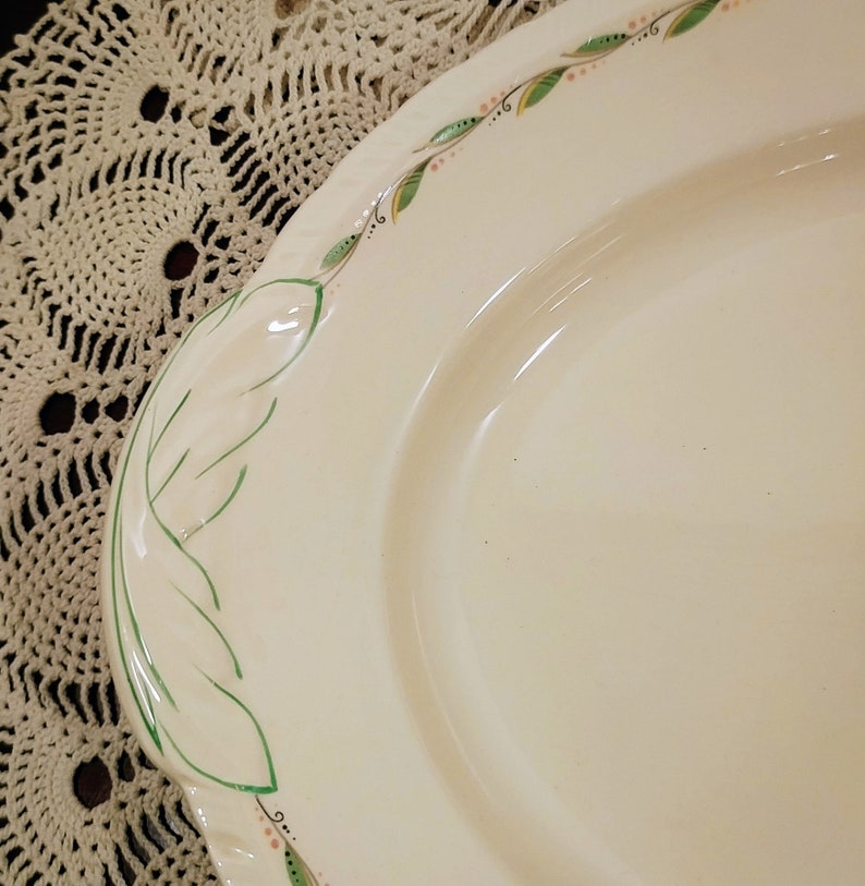New Hall Pottery Romney Pattern Huge Serving Platter; Vintage New Hall ...