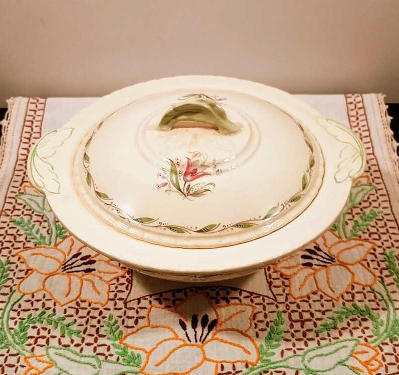 New Hall Pottery Romney Pattern Covered Tureen Covered Serving Dish ...