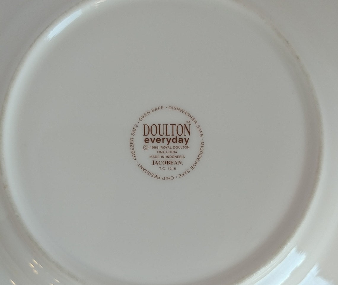 Royal Doulton Jacobean Side Plate Bread Plate Dessert Plate Etsy