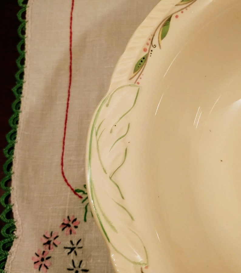 New Hall Pottery Romney Pattern Large Open Serving Bowl; Vintage New ...