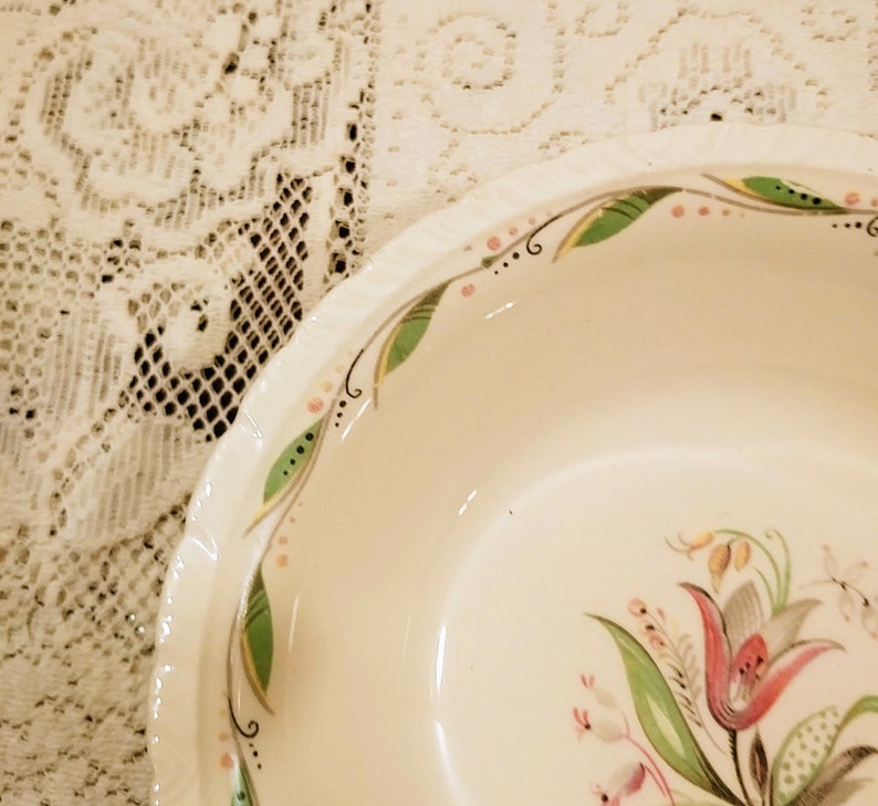 New Hall Pottery Romney Pattern Small Serving Bowls - Set of 5; Vintage ...