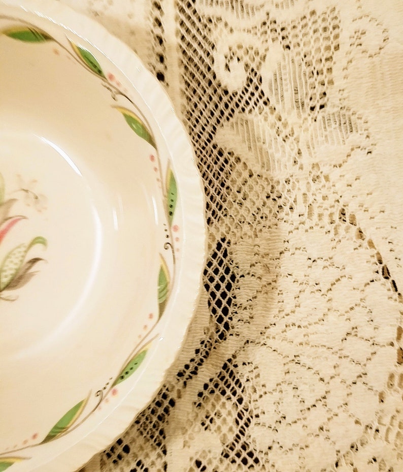 New Hall Pottery Romney Pattern Small Serving Bowls - Set of 5; Vintage ...