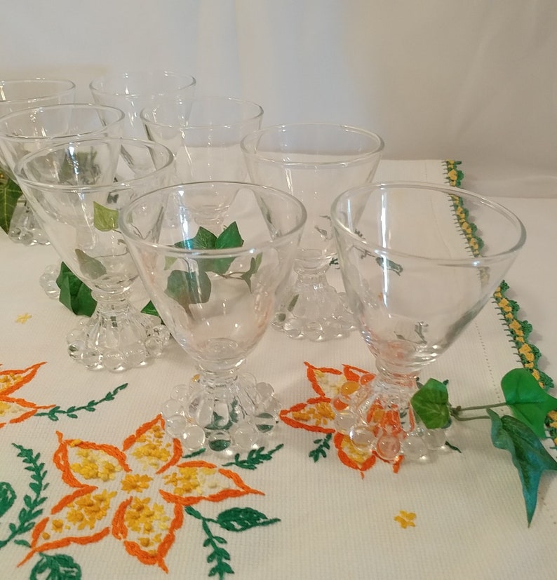 Anchor Hocking Candlewick Boopie Glass Cordial Glass Set Set Etsy