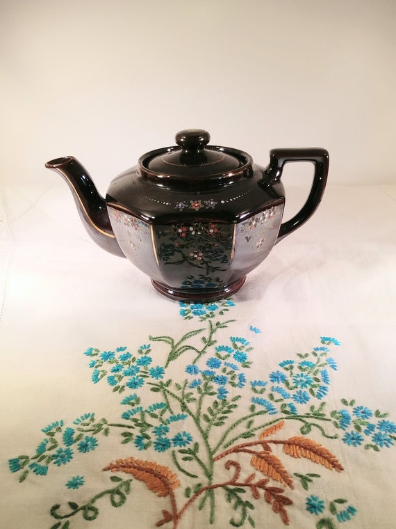 希少なヴィンテージ ブラウン ベティ レッドウェア パーソナルサイズ