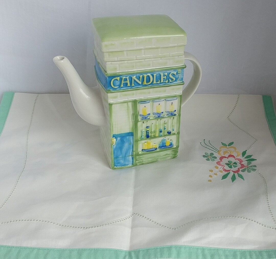 MSRF Storefront Series Teapot, Lights and Candles; Vintage Teapot ...