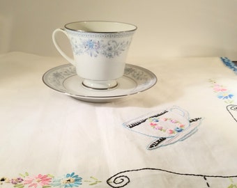 ノリタケ ブルーヒル ティーカップ＆ソーサー 5客セット - Etsy 日本