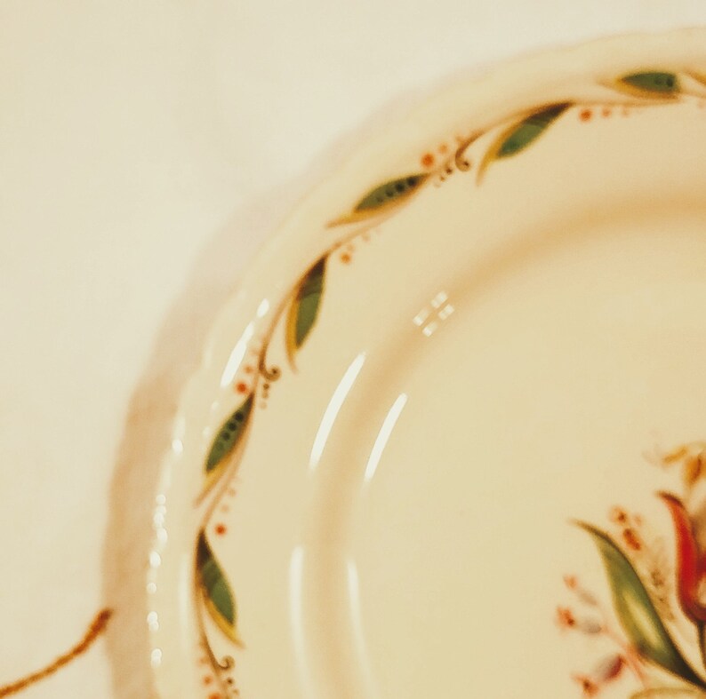 New Hall Pottery Romney Pattern Side Plate - Set of 4 Side Plates ...