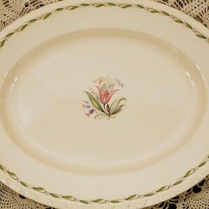 New Hall Pottery Romney Pattern Huge Serving Platter; Vintage New Hall ...