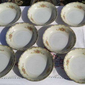 Vintage Spoto Dinnerware Berry Bowls,Dessert Bowls,Custard Bowls - Set of 8; Vintage Bowl, Dessert Bowl , Salad Bowl, Side Bowl