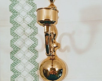 Vintage Brass Wall Sconce; Vintage Brass, Brass Wall Sconce, Brass Wall Candle Holder, Candle Sconce, Elegant Design for your Home