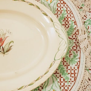 New Hall Pottery Romney Pattern Serving Platter; Vintage New Hall ...
