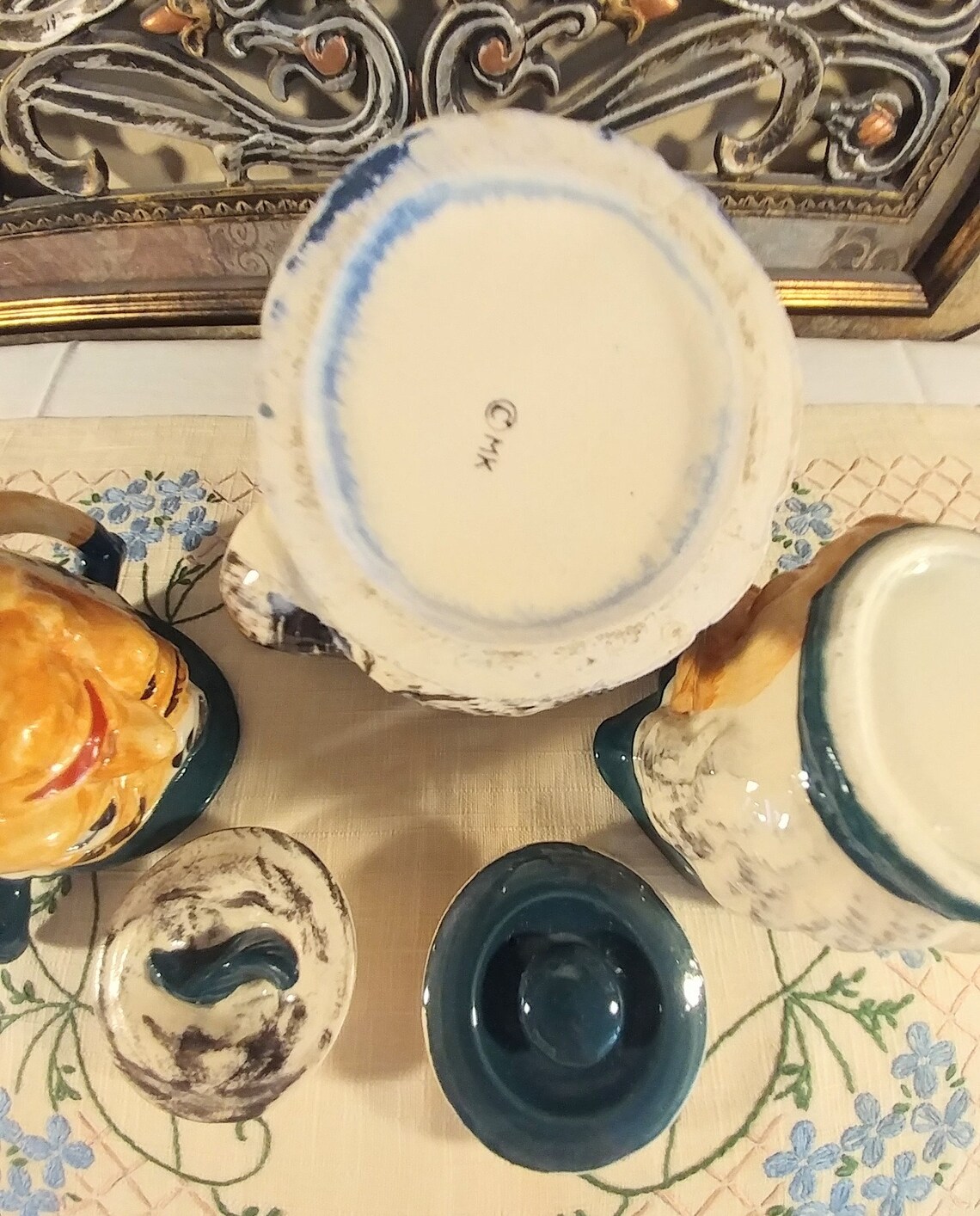 Vintage Grumpy Old Men Toby Tea Set Complete Matching 3 - Etsy