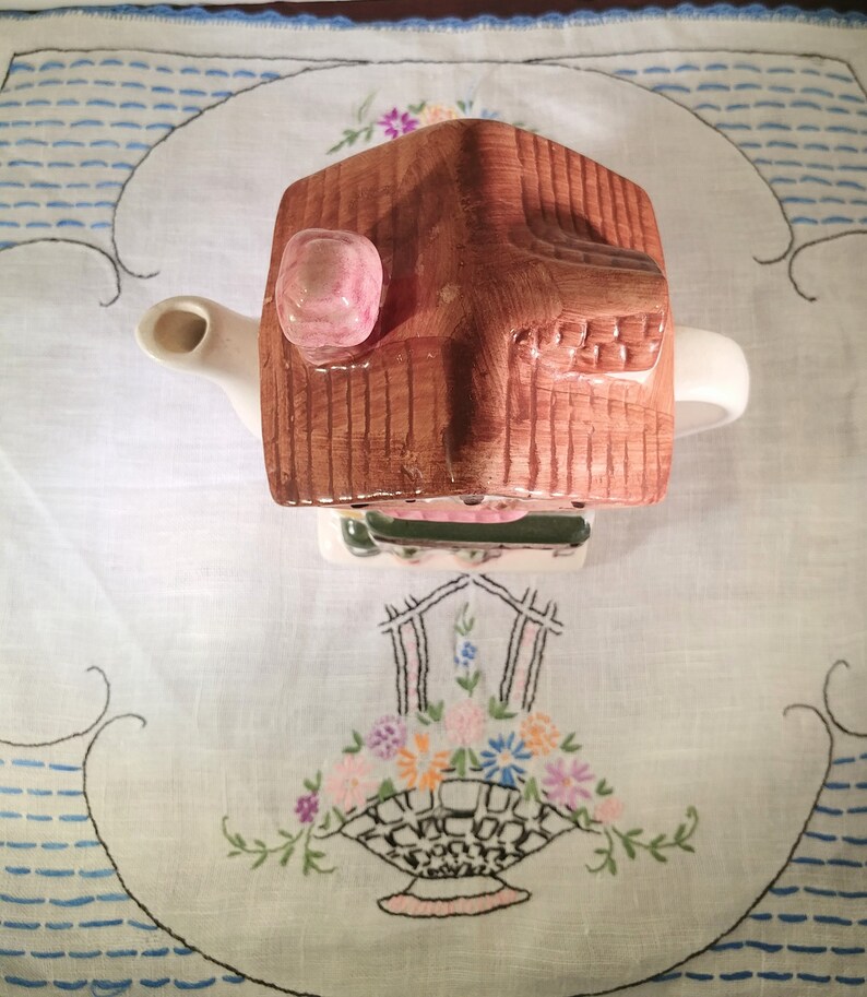 Tea Shop Teapot Vintage Teapot Figural Teapot Tea Shop Etsy