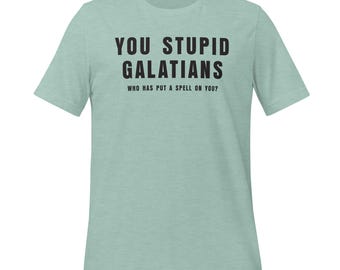 Galatians Bible Verse Shirt, Bella Canvas Unisex Tee