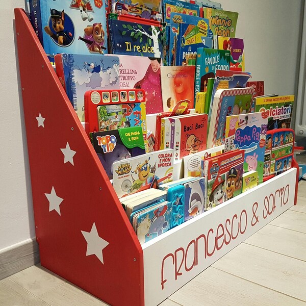 Personalized Montessori Front Bookcase