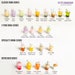 Mini Drink Boba Bubble Tea Keychain 