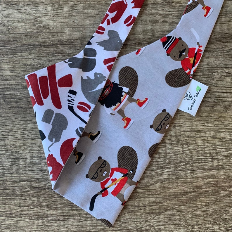 Proud Canadian bandana Summer Bandana Canadian Bandana Custom Reversible Dog Cat Bandana Proud Canadian
