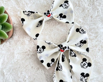 Nœud papillon inspiré de Mickey Mouse pour chien | Noeud papillon marin chien Disney | Nœud papillon chat Disney