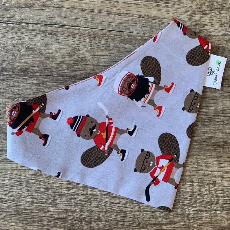 Proud Canadian bandana Summer Bandana Canadian Bandana Custom Reversible Dog Cat Bandana Proud Canadian