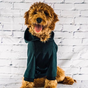 Custom Dog Hoodie: Fleece-Lined Polyester Spandex Blend