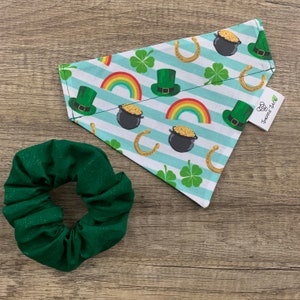 St. Patricks Hundehalstuch | St. Patrick's Katzenhalstuch | Personalisierte Hundehalstücher