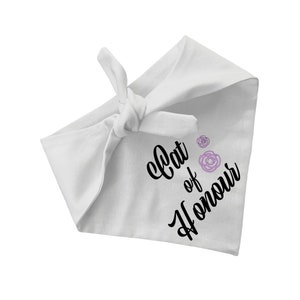 Cat of Honour Bandana -Pet wedding