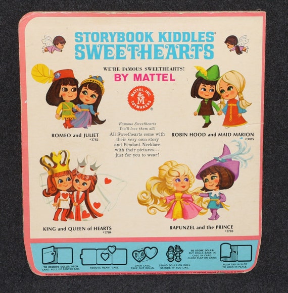 Liddle Kiddles 1967 3784 Carded Storybook Sweethearts King Etsy