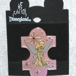Disney Pin Tinker Bell Just the Girls Puzzle Piece Set 2000 A