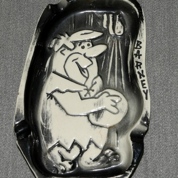 Flintstones Asbak 1961 Hanna-Barbera Arrow Houseware Barney Bowling Houtskool A