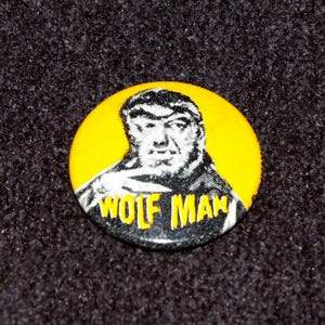 Famous Monsters Wolf Man Wolfman 1" Pin Button Pinback 1965 Universal Elwar C