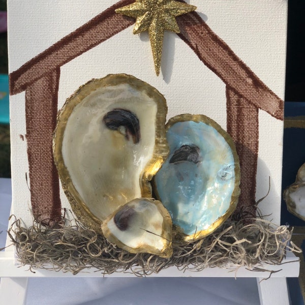 Oyster Nativity Scene