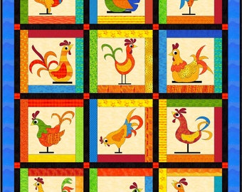 FCP-013 Funky Chickens (Digital Pattern)