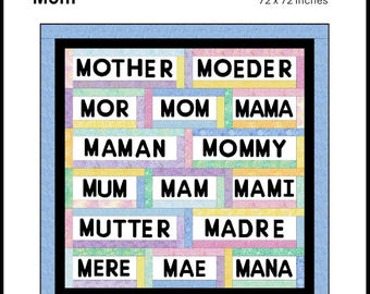 FCP-021 Mom (Digital Pattern) a fusible applique pattern