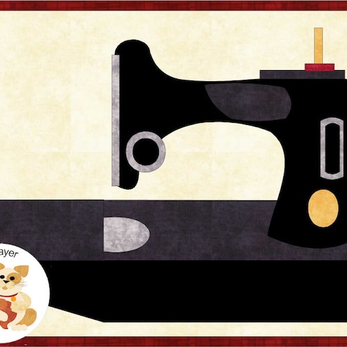 Featherweight Sewing Machine Applique Pattern Etsy