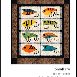 FCP-055 Small Fry (Digital Pattern) *a fusible applique quilt pattern